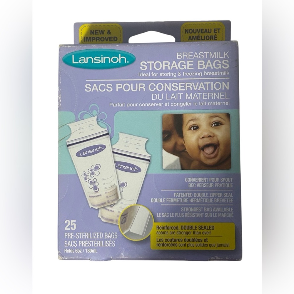 BREASTMILK STORAGE BAGS LANSINOH NEW